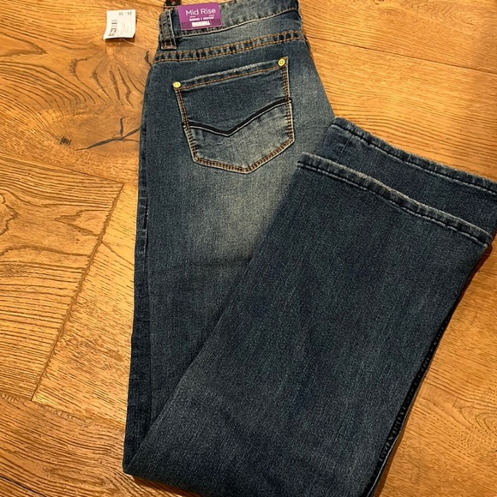 Rock&Roll denim‎ new with tags 26/30 juniors mid rise bootcut jeans
